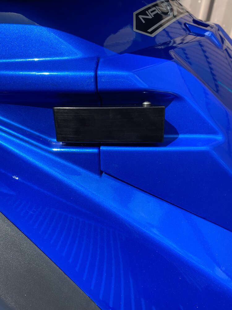 Pro Jetski Yamaha Waverunner FX Rear Compartment Billet Latch Set - Black