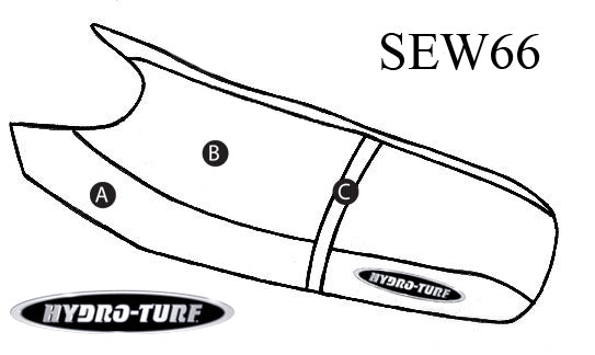 Hydro Turf Seat Cover Kawasaki 750SS / Xi - Custom