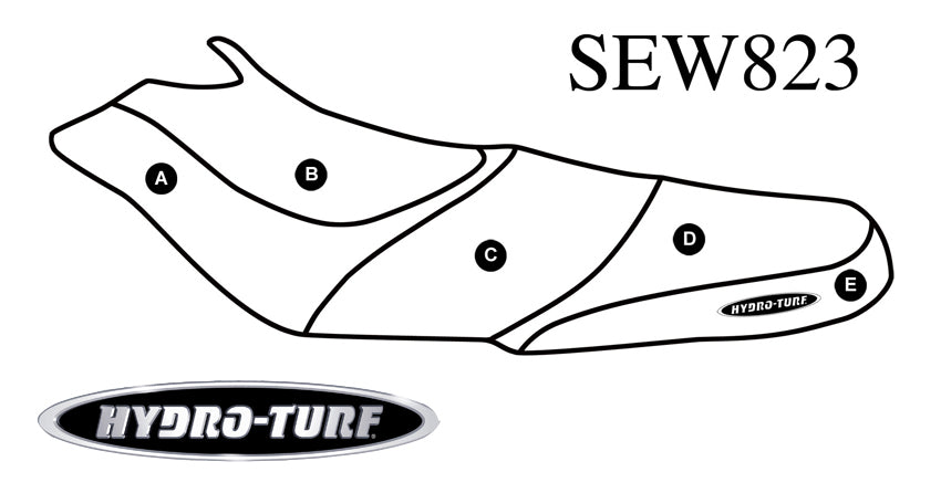 Hydro Turf Seat Cover Sea Doo GTI (01-05) / GTS (01) - Custom