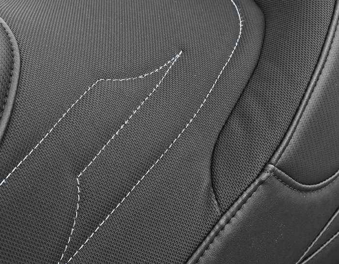 RIVA SEA DOO 2018+ GTX SEAT COVER - BLACK W/SILVER STITCHING