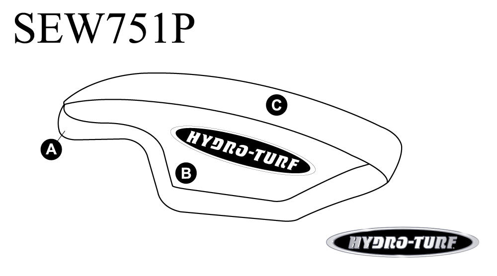 Hydro Turf Yamaha SuperJet (96-20) / FX1 Chinpad Cover - Custom