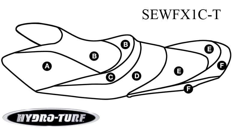 Hydro Turf Seat Cover Yamaha FX Cruiser HO (09-11) + SHO (10-11) - Custom