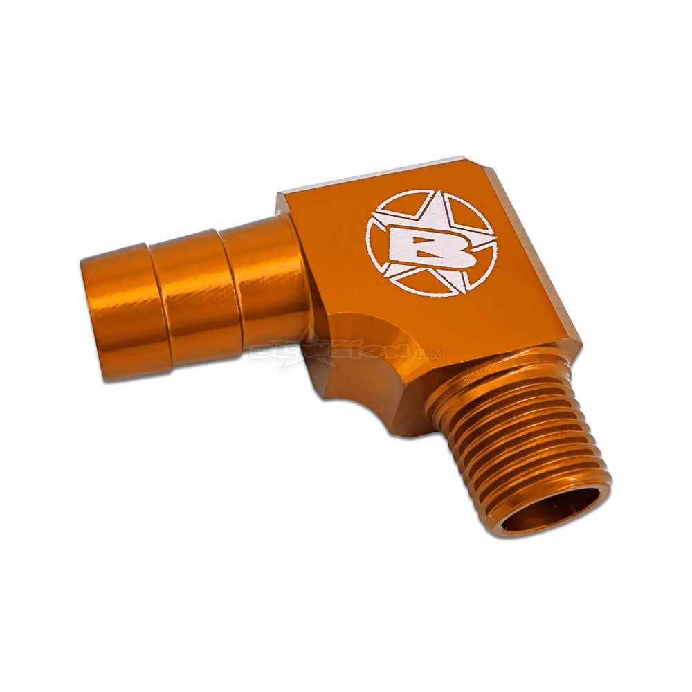 Blowsion Billet 90 Degree Barbed Fitting 1/8 NPT x 3/8