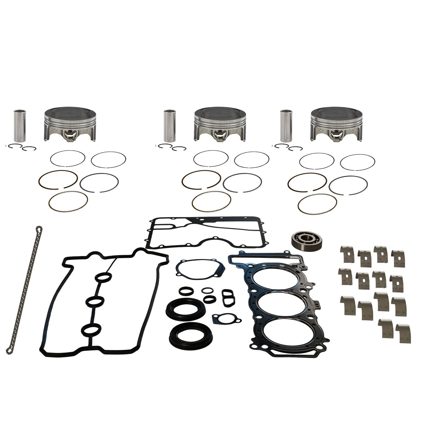 SBT Yamaha Engine Rebuild Kit compatible with Yamaha TR1 1050 Models