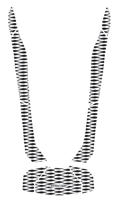 Hydro-Turf Mat Kit Kawasaki Ultra 310X (23-24) Mat Kit with PSA Backing - TWO TONE