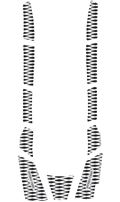 Hydro Turf Yamaha Jet Blaster (22-24) Mat Kit with PSA Backing - TWO TONE