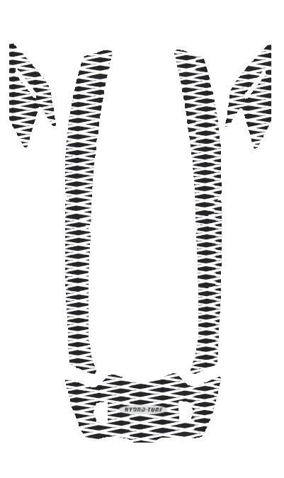 Hydro-Turf Mat Kit Sea Doo Spark 2-Up 24+ Mat Kit with PSA Backing - TWO TONE