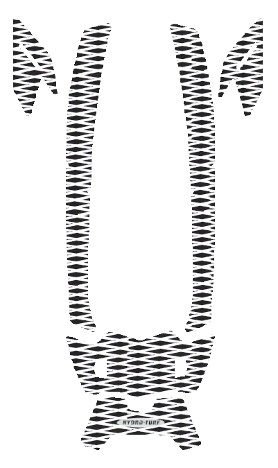 Hydro-Turf Mat Kit Sea Doo Spark 3-Up 24+ Mat Kit with PSA Backing - TWO TONE