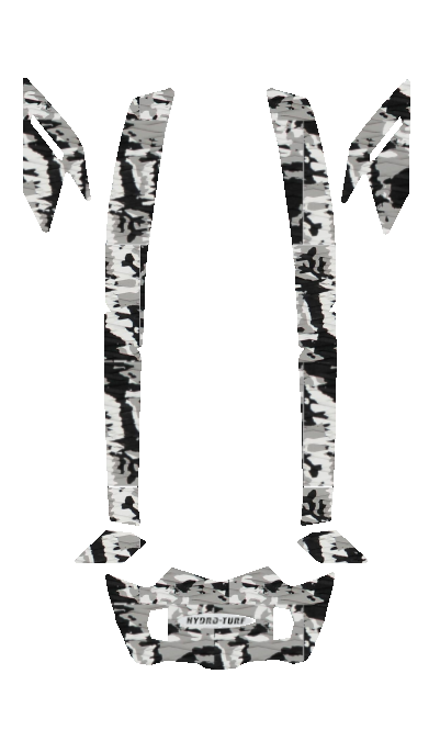 Hydro-Turf Mat Kit Sea Doo Spark Trixx 1-Up 24+ Mat Kit with PSA Backing - CUSTOM