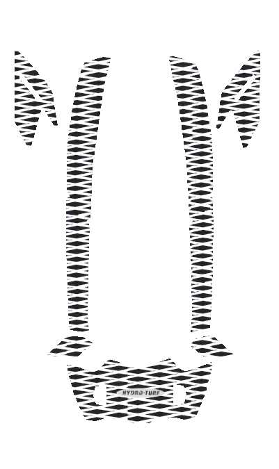 Hydro-Turf Mat Kit Sea Doo Spark Trixx 1-Up 24+ Mat Kit with PSA Backing - TWO TONE