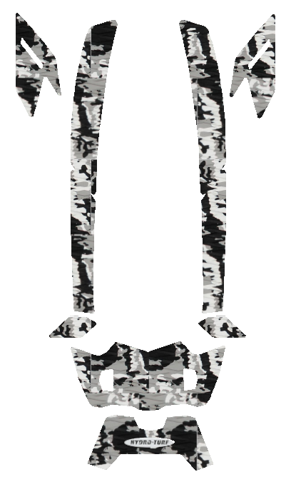 Hydro-Turf Mat Kit Sea Doo Spark Trixx 3-Up 24+ Mat Kit with PSA Backing - CUSTOM