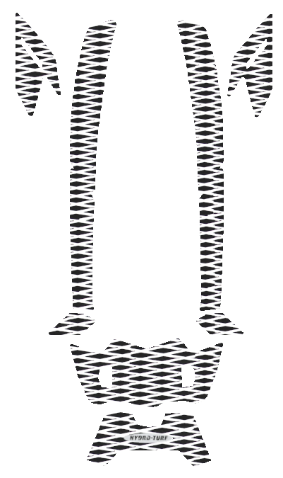 Hydro-Turf Mat Kit Sea Doo Spark Trixx 3-Up 24+ Mat Kit with PSA Backing - TWO TONE