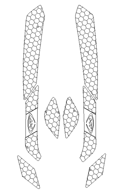 Hydro Turf Sea Doo Spark 2-Up (14-23) Mat Kit with PSA Backing - PRO SERIES