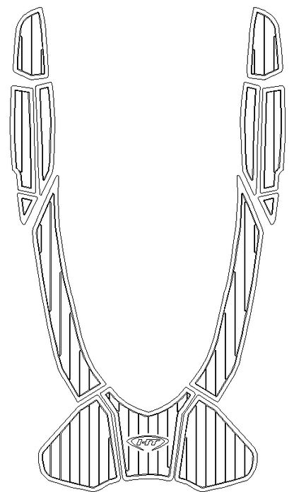 Hydro Turf Sea Doo RXT-X 300 (16-17) Mat Kit with PSA Backing - PRO SERIES