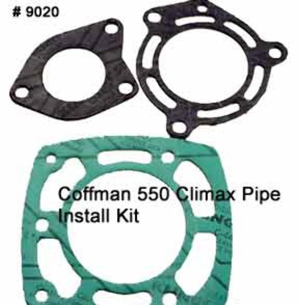Coffman Pipe Kawasaki 550 Climax Kit ( half pipe)