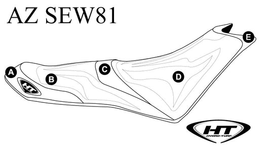 HT Premier Seat Cover Sea Doo Spark & Trixx (14-23) 2-Up - Custom