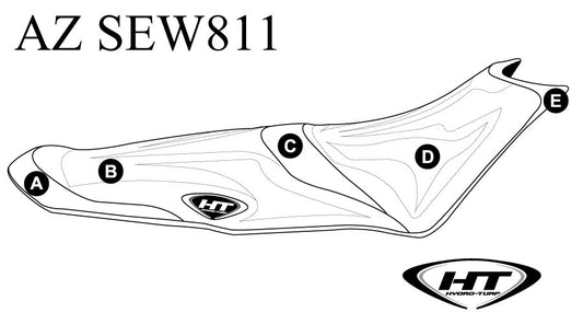 HT Premier Seat Cover Sea Doo Spark & Trixx (14-23) 3-Up - Custom