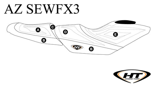 HT Premier Seat Cover Yamaha FX HO & SVHO (19-22)- Custom