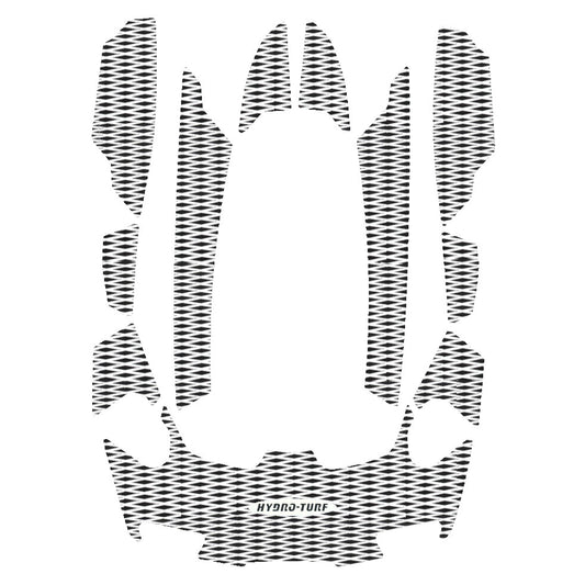 Hydro Turf Sea Doo RXT IS, IS & aS 260 (09-16) / GTX Ltd. IS (09-17) / GTX S 155 & 260 (12-17) Mat Kit with PSA Backing - TWO TONE