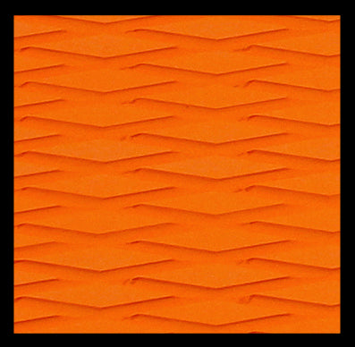 Hydro Turf Sheet - 40" x 62" - Orange Cut Diamond