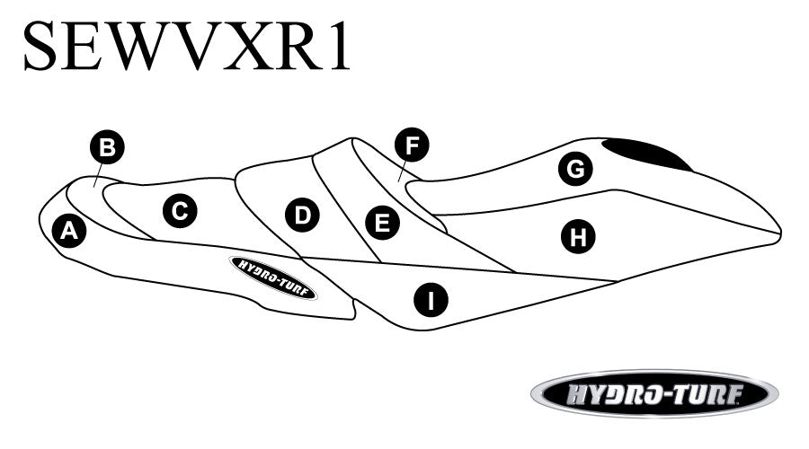 Hydro Turf Seat Cover Yamaha VXR (15-19) / GP1800 (17-20) - Custom