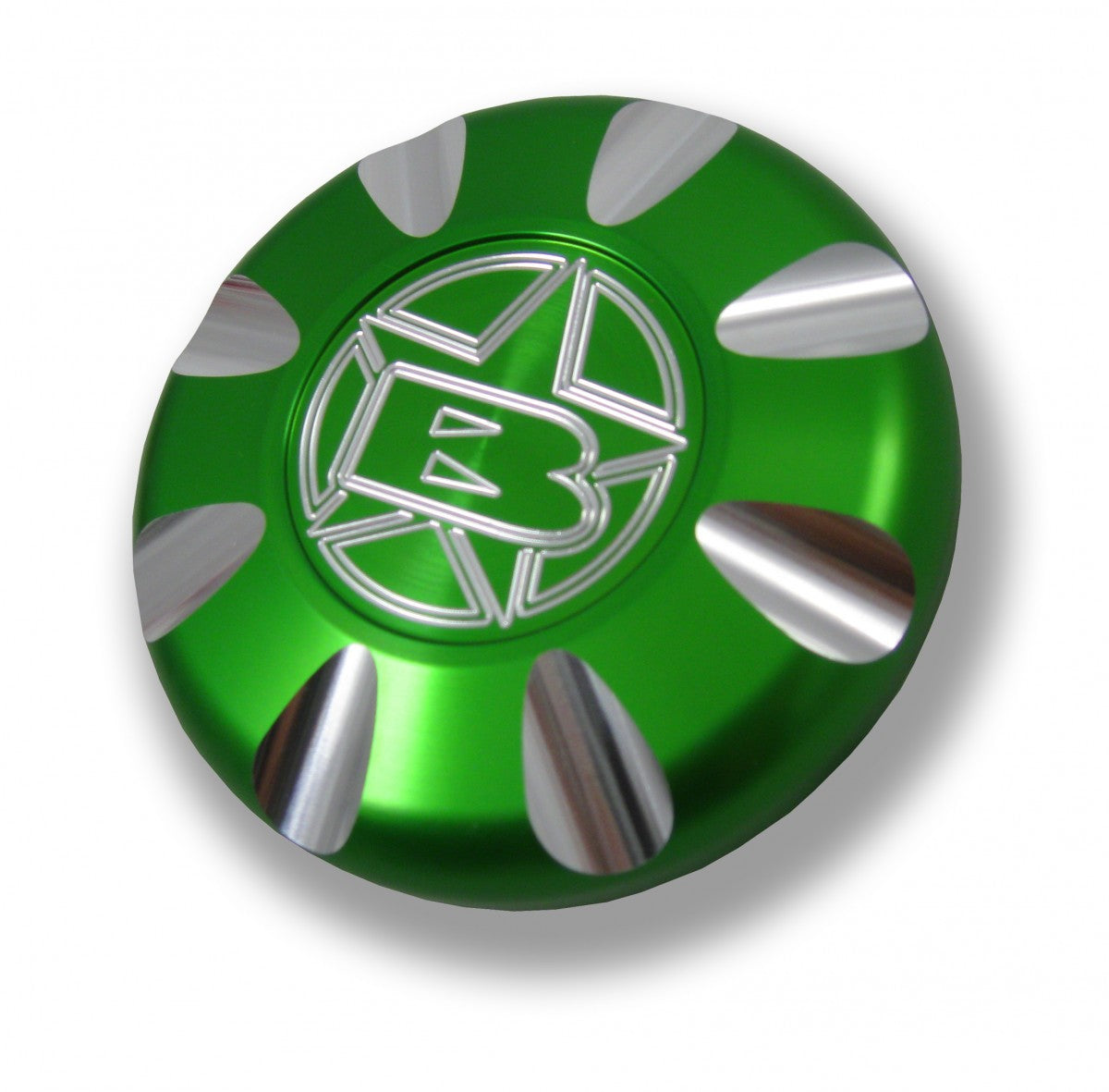 Blowsion Yamaha Billet Fuel Cap - GREEN OLD STYLE